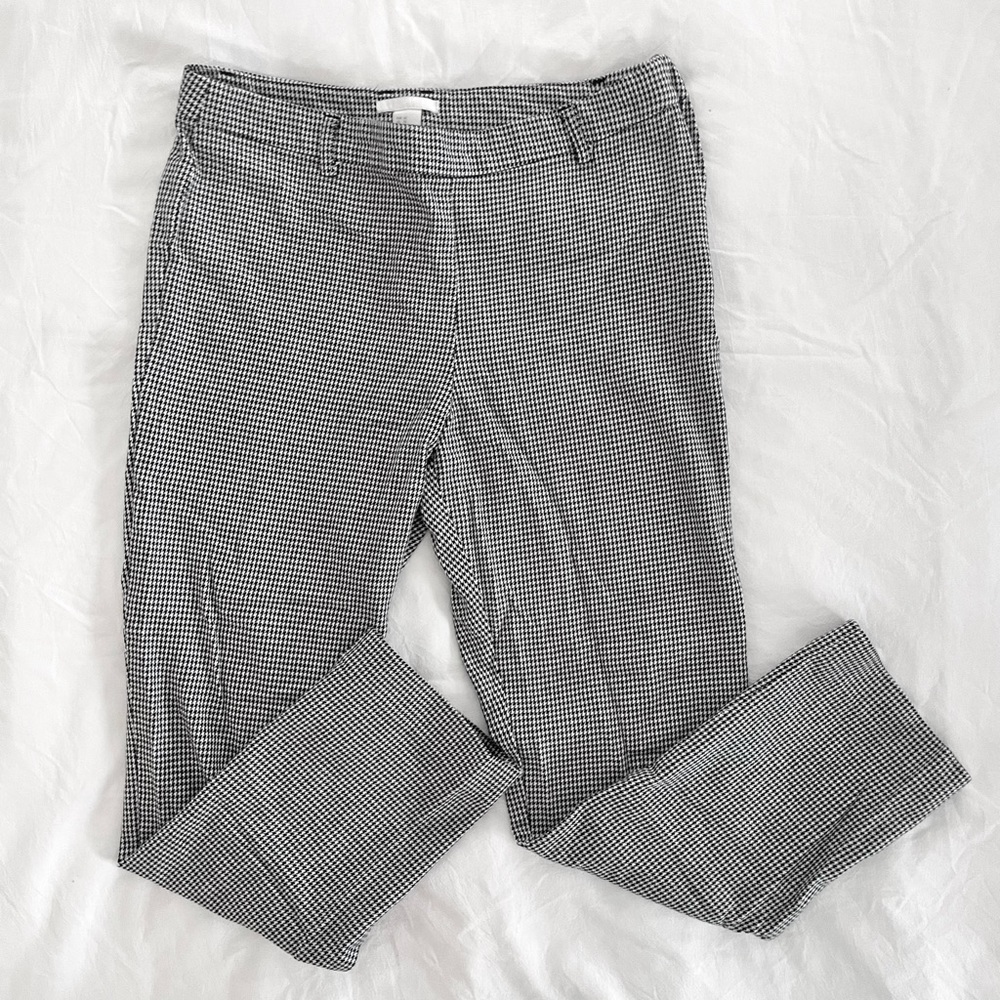 {H&M} Houndstooth Ankle Trousers